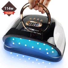 Load image into Gallery viewer, 114w UV Nail Dryer Lamp With Automatic Sensor 57 UV LED Light For All Gels 4 Timer Professional Manicure Pedicure Nail Epuipment|Nail Dryers|