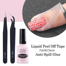 Load image into Gallery viewer, 15ML Nails Liquid Peel Off Tape For Stamping Fast Drying Anti Spill Latex Gel Polish Skin Protector Tweezers Nail Tools LY1825 1|Nail Gel|