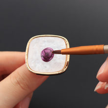 Load image into Gallery viewer, 1Pc New Stone Nail Art Palette Finger Ring False Nails Tips Drawing Color Mixing Display DIY Manicure Polish Gel Tool| |