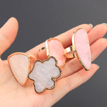 Load image into Gallery viewer, 1Pc New Stone Nail Art Palette Finger Ring False Nails Tips Drawing Color Mixing Display DIY Manicure Polish Gel Tool| |
