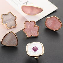 Load image into Gallery viewer, 1Pc New Stone Nail Art Palette Finger Ring False Nails Tips Drawing Color Mixing Display DIY Manicure Polish Gel Tool| |
