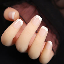 Load image into Gallery viewer, 500Pcs Short False Nails White Half Cover Nail Tips French Acrylic Home DIY Nail Art 10 Size Crescent Shape Manicure Salon Tool|False Nails|