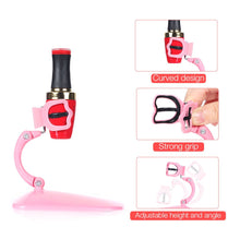 Load image into Gallery viewer, Adjustable Hand Free Nail Polish Bottle Holder Display Stand Tilt Acrylic Nail Varnish Clip Grip Manicure Polish Supportive Tool| |