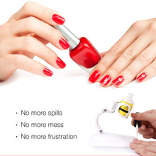 Load image into Gallery viewer, Adjustable Hand Free Nail Polish Bottle Holder Display Stand Tilt Acrylic Nail Varnish Clip Grip Manicure Polish Supportive Tool| |