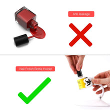 Load image into Gallery viewer, Adjustable Hand Free Nail Polish Bottle Holder Display Stand Tilt Acrylic Nail Varnish Clip Grip Manicure Polish Supportive Tool| |