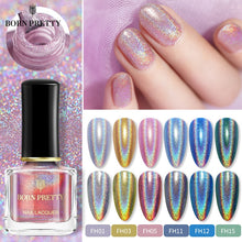 Load image into Gallery viewer, BORN PRETTY Laser Nail Polish 7ml Holographics Nails Varnish Shining Glittering Nail Art Varnish Polish for Manicuring Nagellack|Nail Polish|