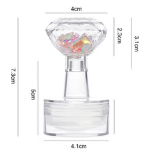 Load image into Gallery viewer, Nail Stamper Translucent Crystal Stamper Scraper Easily Operation 3D Nail Decorations Box DIY Manicure Nail Art Tool|Nail Art Templates|