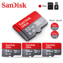 Load image into Gallery viewer, Sandisk Ultra Micro SD 64GB 128GB 256GB 400GB 16G 32GB Micro SD Card SD/TF Flash Card Memory Card 32 64 128 gb microSD for Phone