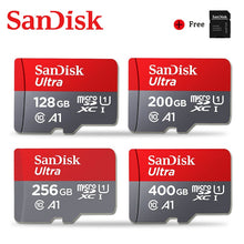 Load image into Gallery viewer, Sandisk Ultra Micro SD 64GB 128GB 256GB 400GB 16G 32GB Micro SD Card SD/TF Flash Card Memory Card 32 64 128 gb microSD for Phone