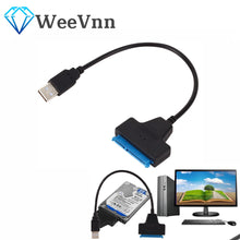 Load image into Gallery viewer, USB2.0 To SATA 22pin Cable Adapter Converter Lines HDD SSD Connect Cord Wire for 2.5in Hard Disk Drives for Solid Disk Hot Sale
