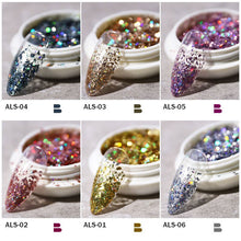Load image into Gallery viewer, Irregular Nail Art Glitter Sequins Holographic Laser Nail Flakes Paillettes Aurora Sequins for a Manicure Nail Art Decorations|Nail Glitter|
