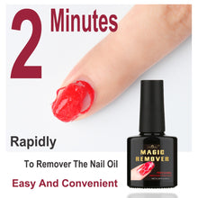 Load image into Gallery viewer, Natureguess Magic Remover UV Gel Nail Polish Remover Within 2 3 MINS Peel Off Varnishes Base Top Coat without Soak Off Water|Nail Polish Remover|