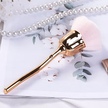 Load image into Gallery viewer, Rose Nail Art Dust Brush For Manicure Beauty Brush Blush Powder brushes Fashion Gel Nail Accessories Nail Material Tools|Nail Brushes|