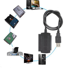 Load image into Gallery viewer, USB2.0 To SATA 22pin Cable Adapter Converter Lines HDD SSD Connect Cord Wire for 2.5in Hard Disk Drives for Solid Disk Hot Sale