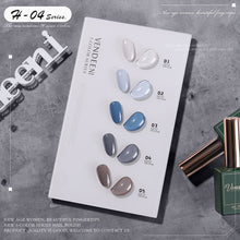 Load image into Gallery viewer, 5 Color/Set Gel Nail Polish Glitter Sequins Cat Eye Nail Art Gel Polish Lacquer UV Soak Off Gel Varnish With Color Card|Nail Gel|