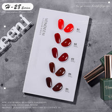 Load image into Gallery viewer, 5 Color/Set Gel Nail Polish Glitter Sequins Cat Eye Nail Art Gel Polish Lacquer UV Soak Off Gel Varnish With Color Card|Nail Gel|