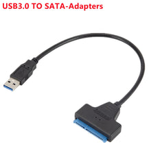 Load image into Gallery viewer, USB2.0 To SATA 22pin Cable Adapter Converter Lines HDD SSD Connect Cord Wire for 2.5in Hard Disk Drives for Solid Disk Hot Sale
