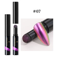 Load image into Gallery viewer, PRETTY Nail Powder Cushion Pen Jelly Nail Art Glitter Mirror Laser Effect 10 Colors Nails