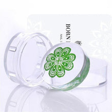 Load image into Gallery viewer, Nail Stamper Translucent Crystal Stamper Scraper Easily Operation 3D Nail Decorations Box DIY Manicure Nail Art Tool|Nail Art Templates|