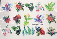 Load image into Gallery viewer, 1pc 3D Acrylic Engraved Nail Sticker Embossed White&Pink Color Flower Water Decals Empaistic Nail Water Slide Decals Z0342|Stickers & Decals|