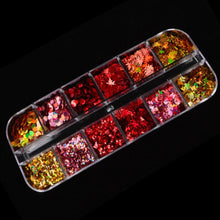 Load image into Gallery viewer, Double Layer Glitter Powder Drill Nail Art Manicure Tools Profesional Jewelry Recycling Box Storage Portable Container White DIY|Nail Glitter|