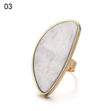 Load image into Gallery viewer, 1Pc New Stone Nail Art Palette Finger Ring False Nails Tips Drawing Color Mixing Display DIY Manicure Polish Gel Tool| |