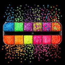 Load image into Gallery viewer, Double Layer Glitter Powder Drill Nail Art Manicure Tools Profesional Jewelry Recycling Box Storage Portable Container White DIY|Nail Glitter|