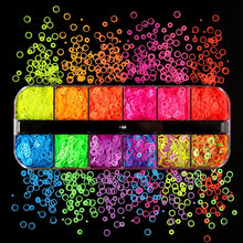 Load image into Gallery viewer, Double Layer Glitter Powder Drill Nail Art Manicure Tools Profesional Jewelry Recycling Box Storage Portable Container White DIY|Nail Glitter|