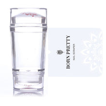 Load image into Gallery viewer, Nail Stamper Translucent Crystal Stamper Scraper Easily Operation 3D Nail Decorations Box DIY Manicure Nail Art Tool|Nail Art Templates|