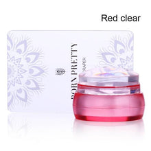 Load image into Gallery viewer, Nail Stamper Translucent Crystal Stamper Scraper Easily Operation 3D Nail Decorations Box DIY Manicure Nail Art Tool|Nail Art Templates|