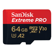 Load image into Gallery viewer, SanDisk Memory Card Extreme Pro Micro SD 32GB 64GB 128GB 256GB 400GB TF SDHC/SDXC UHS-I C10 U3 V30 A2 Card for Smartphone Drone