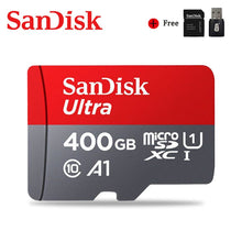 Load image into Gallery viewer, Sandisk Ultra Micro SD 64GB 128GB 256GB 400GB 16G 32GB Micro SD Card SD/TF Flash Card Memory Card 32 64 128 gb microSD for Phone