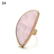 Load image into Gallery viewer, 1Pc New Stone Nail Art Palette Finger Ring False Nails Tips Drawing Color Mixing Display DIY Manicure Polish Gel Tool| |