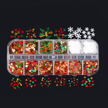 Load image into Gallery viewer, Double Layer Glitter Powder Drill Nail Art Manicure Tools Profesional Jewelry Recycling Box Storage Portable Container White DIY|Nail Glitter|