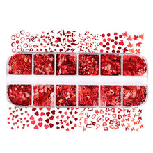 Load image into Gallery viewer, Double Layer Glitter Powder Drill Nail Art Manicure Tools Profesional Jewelry Recycling Box Storage Portable Container White DIY|Nail Glitter|