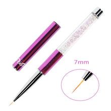 Load image into Gallery viewer, ANGNYA New Nail Art Acrylic Liquid Powder Carving UV Gel Extension Builder Painting Brush Lines Liner Drawing Pen Manicure Tools|Nail Brushes|