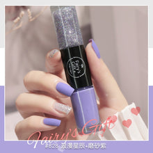Load image into Gallery viewer, 12ml Double Head Nail Polish Quick Drying Without Baking Durable Waterproof Sequin Nail Lacqure Manicure Regular Gel Nail Polish|Nail Polish|