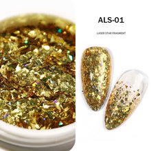 Load image into Gallery viewer, Irregular Nail Art Glitter Sequins Holographic Laser Nail Flakes Paillettes Aurora Sequins for a Manicure Nail Art Decorations|Nail Glitter|