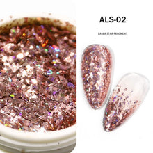 Load image into Gallery viewer, Irregular Nail Art Glitter Sequins Holographic Laser Nail Flakes Paillettes Aurora Sequins for a Manicure Nail Art Decorations|Nail Glitter|