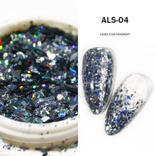 Load image into Gallery viewer, Irregular Nail Art Glitter Sequins Holographic Laser Nail Flakes Paillettes Aurora Sequins for a Manicure Nail Art Decorations|Nail Glitter|