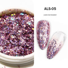 Load image into Gallery viewer, Irregular Nail Art Glitter Sequins Holographic Laser Nail Flakes Paillettes Aurora Sequins for a Manicure Nail Art Decorations|Nail Glitter|