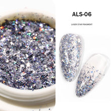 Load image into Gallery viewer, Irregular Nail Art Glitter Sequins Holographic Laser Nail Flakes Paillettes Aurora Sequins for a Manicure Nail Art Decorations|Nail Glitter|