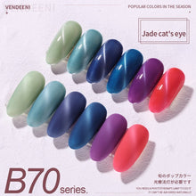 Load image into Gallery viewer, Vendeeni 115 Styles Gel Nail Polish Kits 6 Colors/Set Sequin Glitter Cat Eye UV LED Nail Gel Lacquer Set Pure Color Gel Varnish|Nail Gel|
