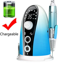 Load image into Gallery viewer, 35000RPM Nail Drill Machine With HD LCD Display Rechargeable and Electric Nail Master For Manicure Nail Salon Tools|Electric Manicure Drills|