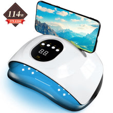 Load image into Gallery viewer, 114w UV Nail Dryer Lamp With Automatic Sensor 57 UV LED Light For All Gels 4 Timer Professional Manicure Pedicure Nail Epuipment|Nail Dryers|