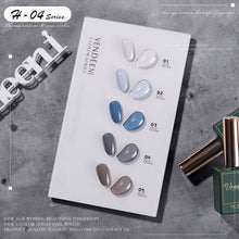 Load image into Gallery viewer, 5 Color/Set Gel Nail Polish Glitter Sequins Cat Eye Nail Art Gel Polish Lacquer UV Soak Off Gel Varnish With Color Card|Nail Gel|