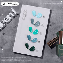 Load image into Gallery viewer, 5 Color/Set Gel Nail Polish Glitter Sequins Cat Eye Nail Art Gel Polish Lacquer UV Soak Off Gel Varnish With Color Card|Nail Gel|