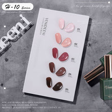 Load image into Gallery viewer, 5 Color/Set Gel Nail Polish Glitter Sequins Cat Eye Nail Art Gel Polish Lacquer UV Soak Off Gel Varnish With Color Card|Nail Gel|