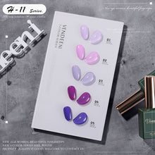 Load image into Gallery viewer, 5 Color/Set Gel Nail Polish Glitter Sequins Cat Eye Nail Art Gel Polish Lacquer UV Soak Off Gel Varnish With Color Card|Nail Gel|