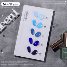 Load image into Gallery viewer, 5 Color/Set Gel Nail Polish Glitter Sequins Cat Eye Nail Art Gel Polish Lacquer UV Soak Off Gel Varnish With Color Card|Nail Gel|